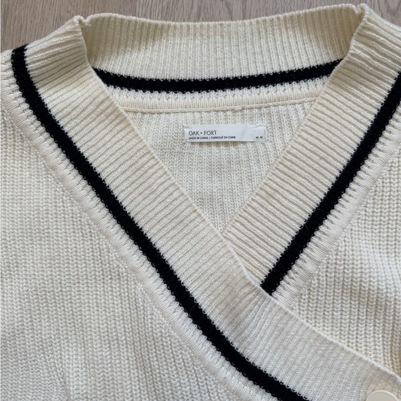 Oak+Fort Cropped Knit Sweater - Picture 4 of 7